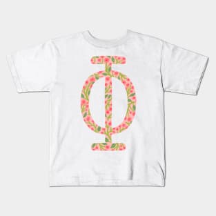 Phi Greek Letter Kids T-Shirt